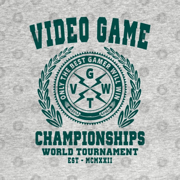 GAMING - VIDEO GAME CHAMPIONSHIPS - GAMER by Tshirt Samurai